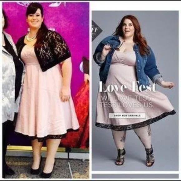 TORRID Lace Polka Dot Swing Dress 18 - Picture 1 of 6